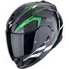 Scorpion Casco Moto Integrale Scorpion EXO-491 KRIPTA Nero Verde Bian