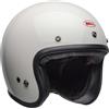 Bell Casco Moto Jet Cafè Racer Bell CUSTOM 500 Vintage Bianco