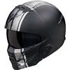 Scorpion Casco Moto Jet Scorpion EXO-COMBAT II LORD Nero opaco Argent