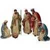 Presepe resina con re magi oro cmh31