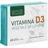 Natura Service Srl Ligne De Plantes Vitamina D3 Vegetale 45 Capsule 11,7 g