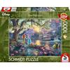 Schmidt Spiele 57527 Thomas Kinkade, Disney, Il principe, principessa e il ranocchio, puzzle da 1000 pezzi, Singolo, Multicolore, 49 x 3 cm (Rechteckig)