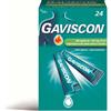 Gaviscon Sospensione Orale Aroma Menta per Bruciore di Stomaco Occasionale, 24 Bustine Monodose da 10ml