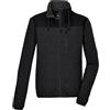 G.I.G.A. DX Uomo Giacca in pile lavorata a maglia/giacca in pile GW 35 MN KNTFLC JCKT, schwarz, L, 42217-000