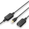 UGREEN Prolunga USB 2.0, Cavo di Estensione A Maschio A Femmina per Stampanti, Tastiere, Console di Gioco, Controller (10M)