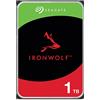 Seagate IronWolf, 1 TB, Disk Interno NAS, SATA da 6 Gbit/s, CMR 3,5, 5400 giri/min, cache 64 MB, NAS RAID, 3 anni Rescue Services, Imballaggio Senza Frustrazioni (ST1000VNZ08)