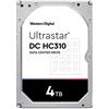 Western Digital 4 TB HGST 0B35950 Ultrastar DC HC310, HDD Enterprise da 3,5 , SATA 3.0 (6 Gb/s), 7200 rpm, 256 MB di cache, 512 n