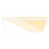 BRILONER Plafoniera LED Piatta per Soggiorno, Lampada LED con Colore Della Luce Regolabile e Retroilluminazione, Bianco