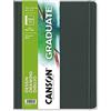 Canson Graduate Book, Blocco da disegno, grana fine, 160 gsm, copertina rigida, 21,6 x 27,9 cm, bianco, 52 fogli