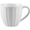 GENEVIEVE LETHU 535984 - Tazza da 21 cl, in porcellana, collezione Sweet Souvenirs, Ø 7,5 cm H 7 cm, colore: bianco, decorazione goffrata