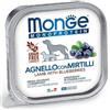 MONGE MONOPROTEICO FRUTTA AGNELLO E MIRTILLI 150GR