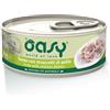 Oasy Umido Gatto TONNO CON STRACCETTI di POLLO Lattina 70 gr