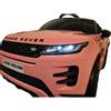 Pilots Kids Macchina Elettrica per Bambini Range Rover Evoque a Batteria 4x4 Rosa