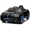 Pilots Kids Macchina BMW i4 per Bambini a Batteria Auto Nero Metallizzata Elettrica