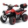 Piston Car Mini Quad Elettrico Rosso Macchina Bambino Auto a Batteria 6 V
