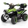 Piston Car Mini Quad Elettrico Verde Macchina Bambino Auto a Batteria 6 V