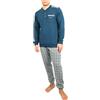 o-day Liabel Pigiama Uomo Caldo Cotone Interlock 100% in Scatola Idea Regalo Pigiama Uomo Cotone Lungo Invernale Adulto Ragazzo Fantasie Eleganti Nuova Collezione Pigiami Invernali Uomo (M, Modello 2)