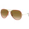 Ray Ban Occhiali da Sole Ray-Ban RB3025JM AVIATOR FULL COLOR 919651 Rosso