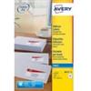 AVERY Etichette bianche per buste AVERY QuickDRY™ 63,5x46,6 mm - 18 et/foglio - stampanti inkjet - cf. 25 fogli J8161-25