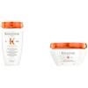 Kérastase, Nutritive, Shampoo Idratante Ricco 250 ml + Maschera Nutriente 250 ml + Spray Termoprotettore 250 ml + Siero Notturno Nutriente 90 ml