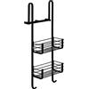 Colombo Design Cavalletto Porta Oggetti B9634NM NERO MATT Universale Per Box Doccia