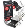 KSP-TEC® - Scalpello SDS Plus - con lama di ricambio - Facile rimozione di tappeti, pavimenti, vernici, ecc. (SDS Plus Scalpello)