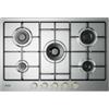 De'Longhi Piano cottura a gas, 5 fuochi, 75 cm, Inox