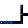 Alberts 306373 Nastro angolare per tapparelle, terminazione dritta o a coda di carpa per la parte superiore o inferiore, laccato nero, rotolo: Ø14 mm, dimensioni 250 x 300 x 35 mm