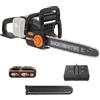 WORX WG385E Elettrosega Nitro a batteria 40V | PowerShare | Include 2 batterie da 2 Ah e caricatore doppio | 40 cm di barra | lubrificazione automatica