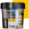 JOVIRA PINTURAS Pittura stradale a base d'acqua. Adatta per attraversamenti pedonali, parcheggi, strade, aeroporti, ecc. (4 Litri, Giallo)