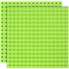 But Oswetf 2 Pezzi Piastra Base Compatibile con Lego Duplo, 25x25cm Base per Mattoncini Compatibile con Lego Duplo, Set di Piastre da Gioco Creativo, Erba verde