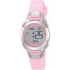 Armitron - Orologio sportivo unisex, digitale, con cronografo, cinturino in resina, 45/7027, Vero Rosa/Argento
