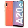 Samsung Galaxy A20e Smartphone, Display 5.8 HD+, 32 GB Espandibili, RAM 3 GB, Batteria 3000 mAh, 4G, Dual SIM, Android 9 Pie, [Versione Italiana], Coral