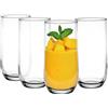 Glasmark KROSNO 1992 Set di bicchieri da long drink 4 pezzi Bicchieri da 400 ml Bicchieri da acqua Bicchieri da cocktail Bicchiere highball Lavabili in lavastoviglie