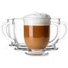 Glasmark KROSNO 1992 Kubas Bicchieri da caffè Set di 4 Bicchieri da caffè freddo per cappuccino Tazze lavabili in lavastoviglie 4x400 ml