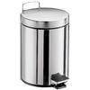 Emco system2 Corbeille, couvercle et pédale, Ronde, 5 litres, 355300000, 355300000, Colorazione: Vetro
