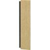 Eglo lampada da parete LED Zubialde, lampada a muro rettangolare | da interni, applique da parete in rovere per illuminazione indiretta, per ingressi, in legno e metallo in nero, FSC