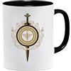Jungle Mug Tazza vichinga nordica, idea regalo per uomini anziani, papà nonno, motivo: vichingo, teschio da bierkbrog thors hammer (VIKING032)