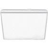 BRILONER - Plafoniera LED con cielo stellato, plafoniera LED decorazione a stella, effetto retroilluminazione, piatto, luce bianca neutra, 270x270x45 mm, cromo opaco