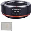 PHOLSY Manuale Adattatore per Lente: Compatibile con Obiettivi Canon EF (EF-S) e Corpo Fotocamera Canon RF (EOS R-Type), EF su RF