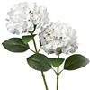 Briful Fiori artificiali di ortensia realistici al tatto, fiori finti alti 63 cm, piante di ortensia a stelo lungo, fiori artificiali bianchi, per esterni, giardino, matrimonio, decorazione per la