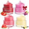 ANRCOLLECT Lip Balm Set per la terapia delle labbra con 4 maschere per il sonno delle labbra - trattamento notturno e kit per la cura delle labbra ad idratazione intensa, set di balsami per labbra