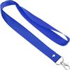 PATIKIL 17 Cordino da Collo, 5pz Larghezza 0,8 Cordino a Cinghia Piatta con Clip a Gancio Girevole per Targhette Porta Badge Chiavi Carte Identità, Blu