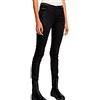 Morgan Pantaloni Taglio Slim Effetto Vernice, Colore Nero, Taglia 44