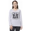 United Labels Disney Minnie Mouse Pigiama da donna - Pigiama a maniche lunghe con pantaloni grigio/nero, grigio/nero, M
