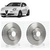 OP Coppia dischi freno anteriori per Alfa Romeo Mito 2008-2018