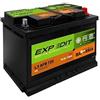 La Casa della Batteria Batteria Auto Expedit Moving Energy Tech Batteria 12v Batteria Auto 70Ah 720A Start&Stop L3 TR720 DX 27.8x17.5x19 cm Senza Manutenzione Pronta all'Uso Made in Italy