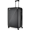 R Roncato Trolley FIBRA, espandibile (NERO, L)