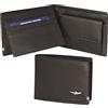 dielle manifatture srl Aeronautica Militare Portafoglio Uomo con ribaltina e porta monete AM 103 Moro 13x10x2.5 cm