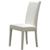 MARIOSUPERTSORE 2 SEDIE Sedia Denver Imbottita Ecopelle Bianco Moderna CASA Soggiorno Living